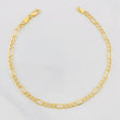 Pulso Figaro 2.35g / 20cm / 3.5mm Oro Amarillo 18K