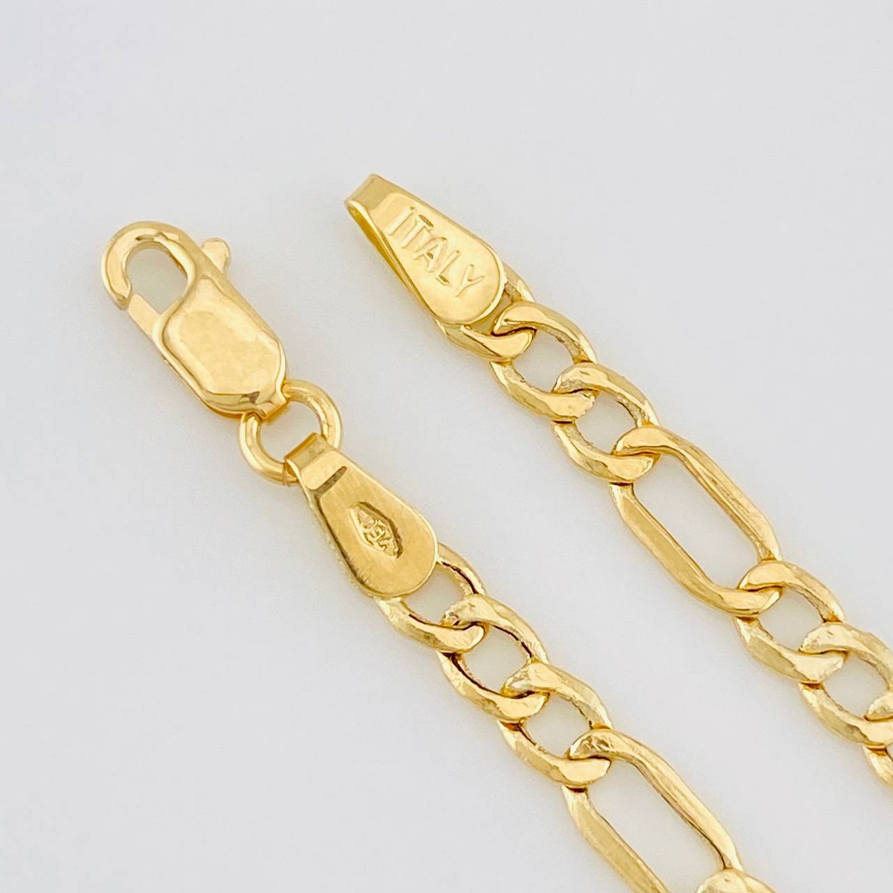 Pulso Figaro 2.35g / 20cm / 3.5mm Oro Amarillo 18K