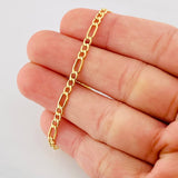 Pulso Figaro 2.35g / 20cm / 3.5mm Oro Amarillo 18K