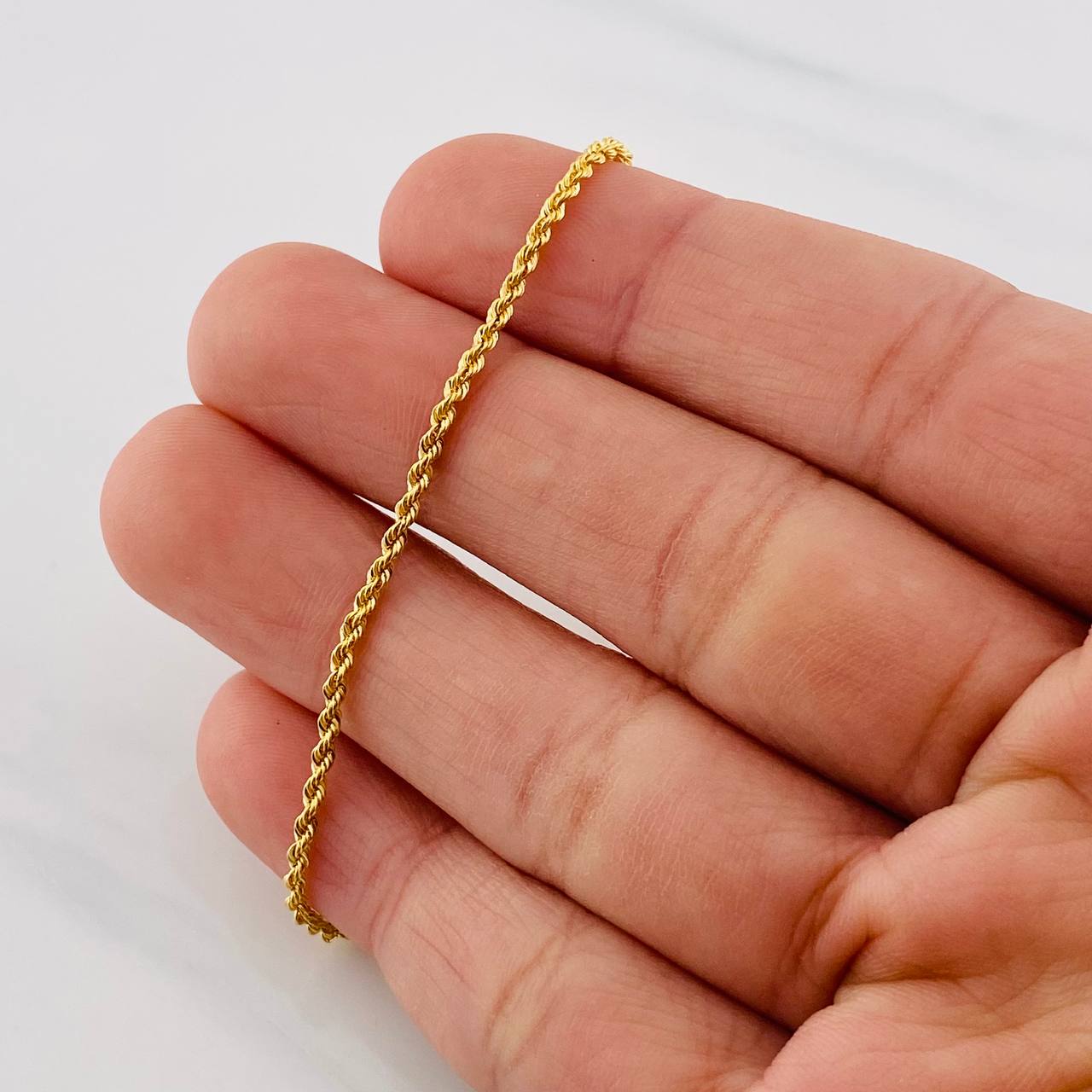 Pulso Lazo 0.8g / 18cm / 1.7mm Oro Amarillo 18K