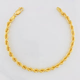 Pulso Lazo 5.2g / 19.5cm / 3.3mm Oro Amarillo 18K