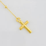 Rosario Aro Seguido Virgen Milagrosa 2.65g / 50cm / 3.2mm Oro Amarillo 18K