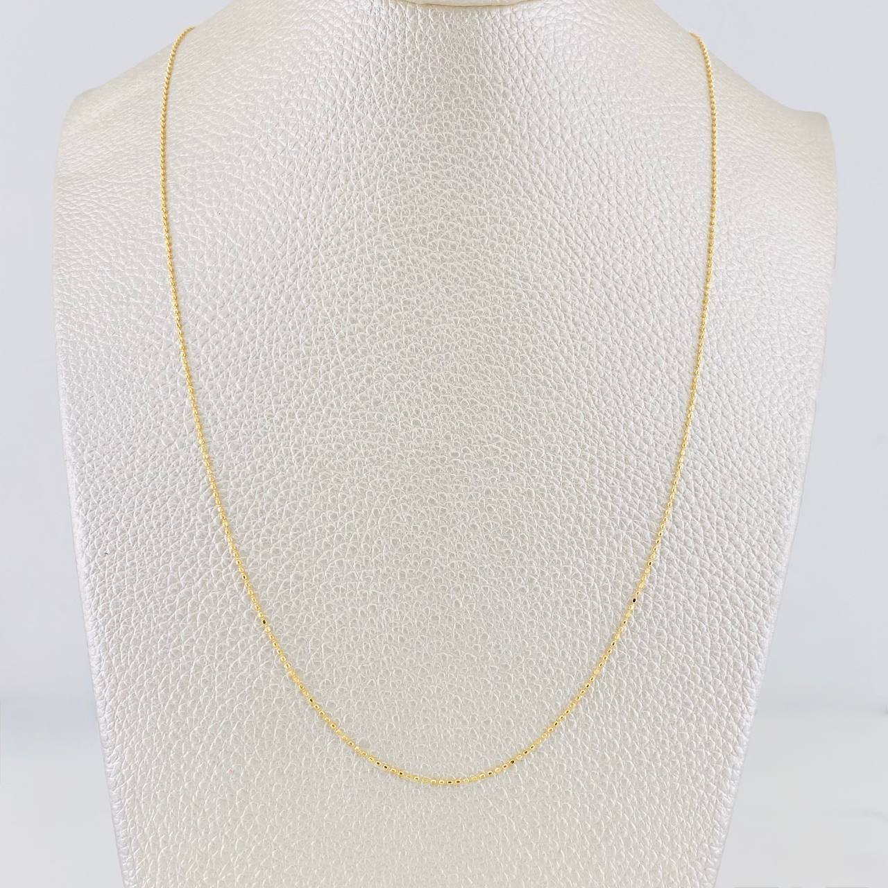 Cadena Militar 2g / 45cm / 0.95mm Oro Amarillo 18K