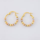 Candongas Bolas 1.8g / 4cm Tres Oros 18K