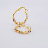Candongas Bolas 1.8g / 4cm Tres Oros 18K