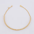 Pulso Modulable Tenis 3.35g / 18.8cm - 17.1cm / 2.1mm Oro Amarillo 18K