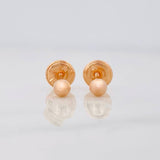 Topos Bola Lisa 0.45g / 4mm Oro Rosa 18K