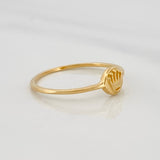 Anillo Corona 1.2g / T7 Oro Amarillo 18K