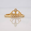 Anillo Corona 1.2g / T5 1/2 Oro Amarillo 18K