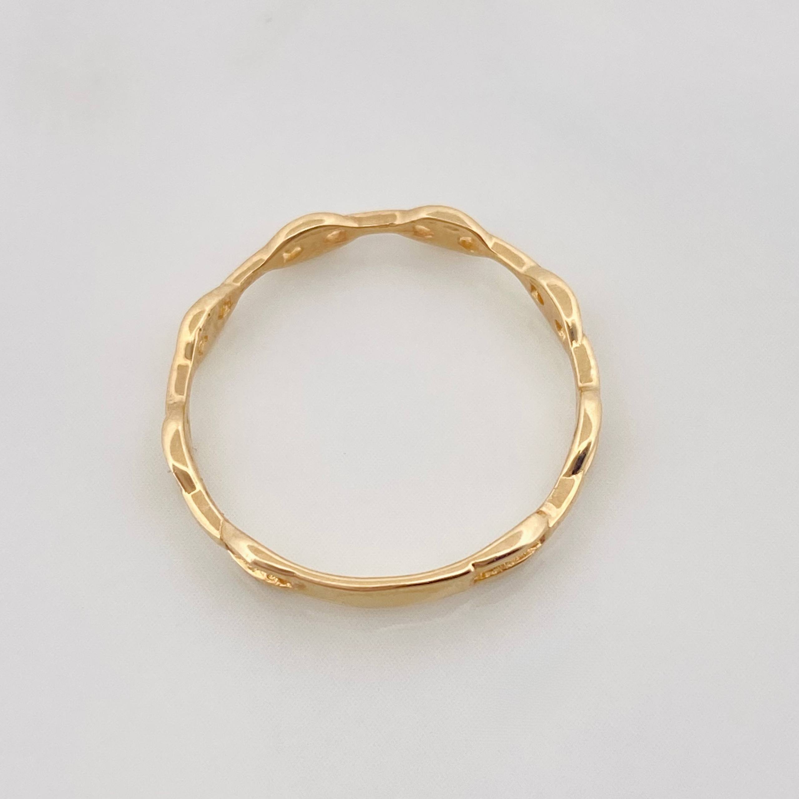 Anillo GC 1.1g / T6 1/2 Oro Amarillo 18K