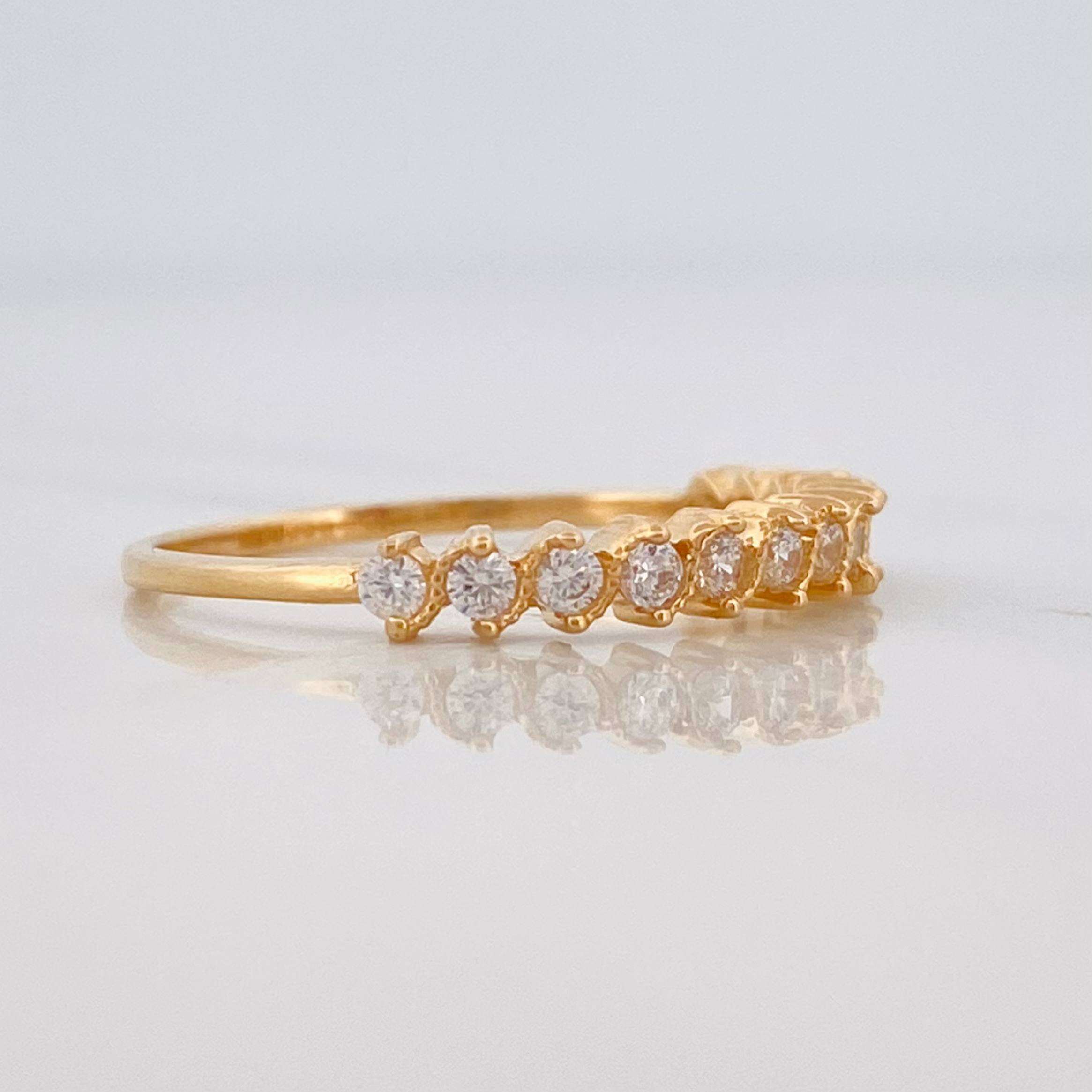 Anillo Churumbela 1.75g / T7 Oro Amarillo 18K