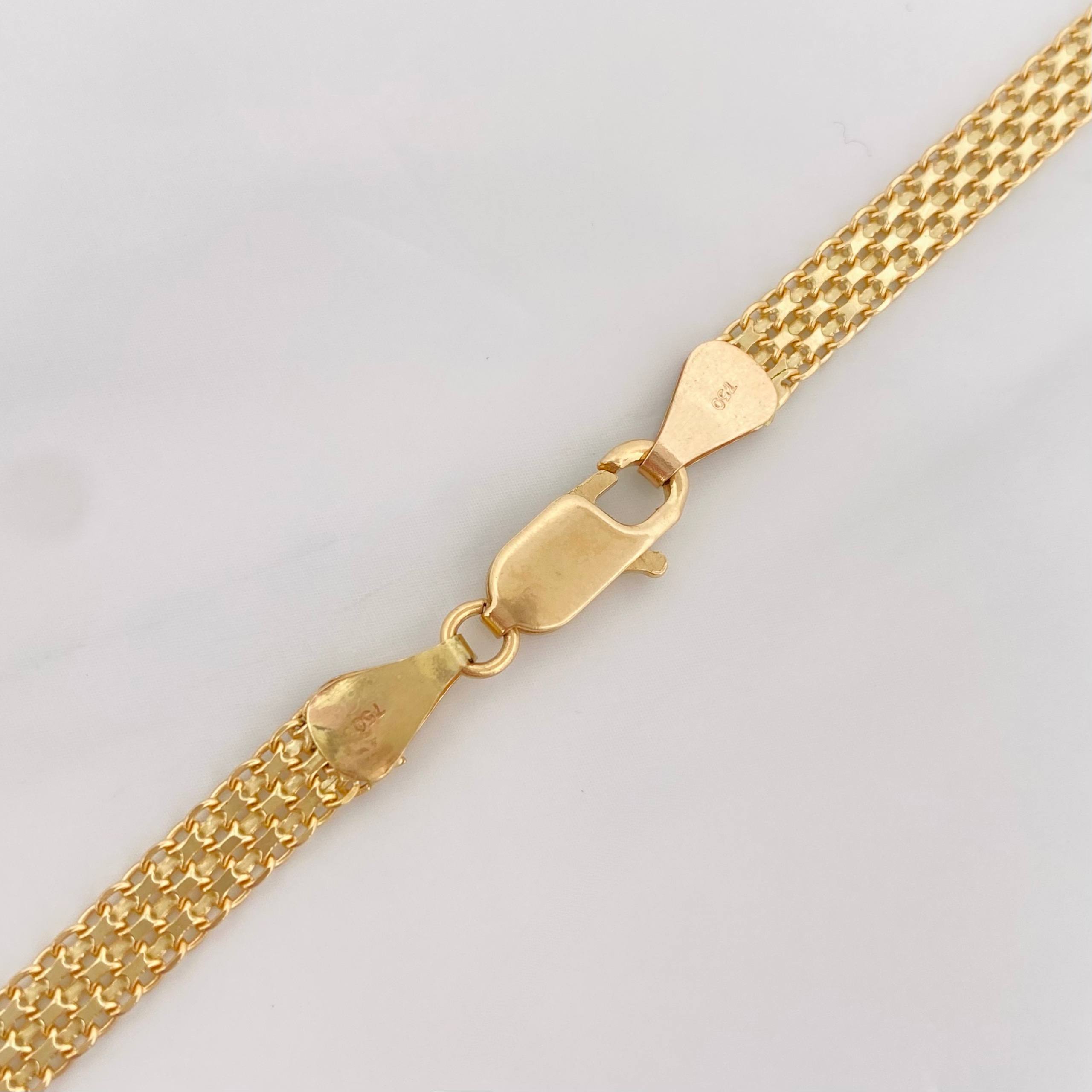 Cadena China 18.65g / 60cm / 5.07mm Oro Amarillo 18K