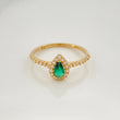 Anillo Gota 1.25 g / T4 3/4 Oro Amarillo 18K