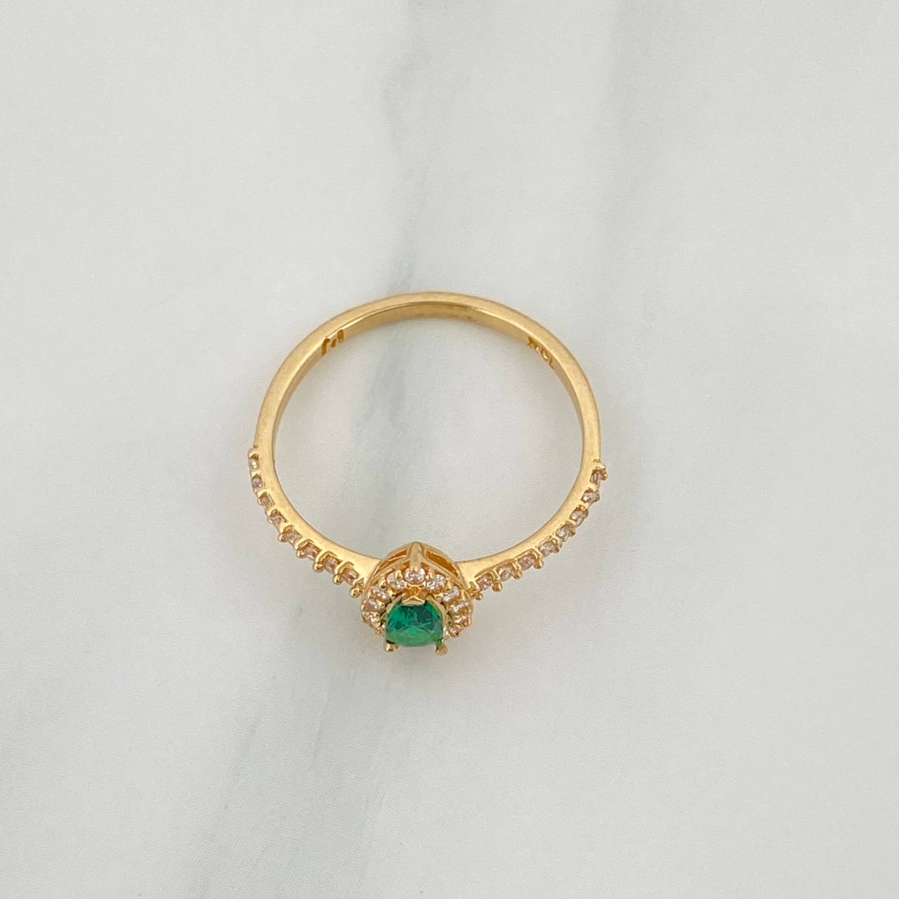 Anillo Gota 1.25 g / T4 3/4 Oro Amarillo 18K