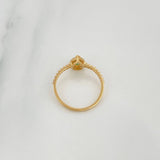 Anillo Gota 1.25 g / T4 3/4 Oro Amarillo 18K