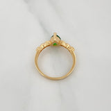 Anillo Halo Gota 1.9 g / T5 Oro Amarillo 18K