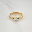 Anillo Solitario 3.25 g / T7 Oro Amarillo 18K