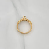 Anillo Solitario 3.25 g / T7 Oro Amarillo 18K