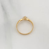 Anillo Solitario 1.6 g / T5 1/4 Oro Amarillo 18K