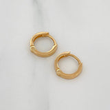Candongas Aro Liso 1.15 g / 1 cm Oro Amarillo 18K