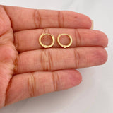Candongas Aro Liso 1.15 g / 1 cm Oro Amarillo 18K