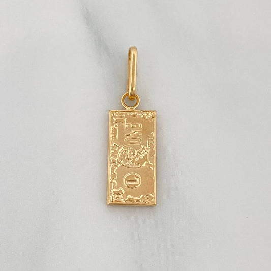 Dije One Dolar 0.7 g / 2.4 cm Oro Amarillo 18K