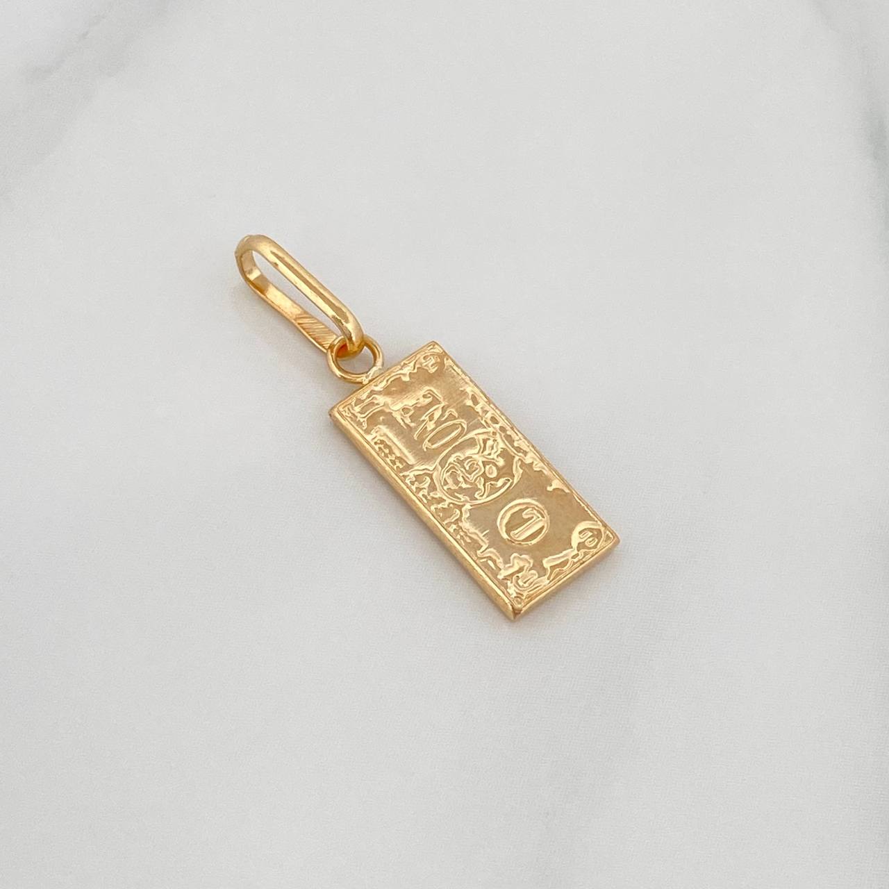Dije One Dolar 0.7 g / 2.4 cm Oro Amarillo 18K