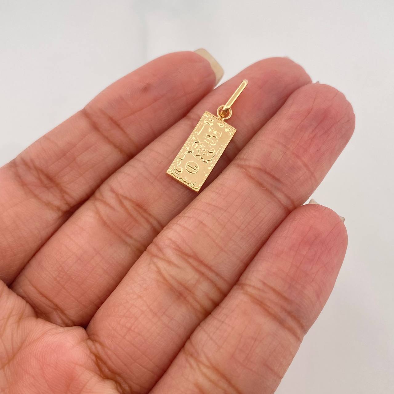 Dije One Dolar 0.7 g / 2.4 cm Oro Amarillo 18K