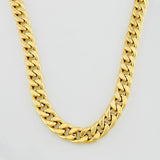 Cadena Cubana 14.65g / 60cm / 7.12mm Oro Amarillo 18K