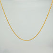 Cadena Lazo 0.85g / 45cm / 1.1mm Oro Amarillo 18K