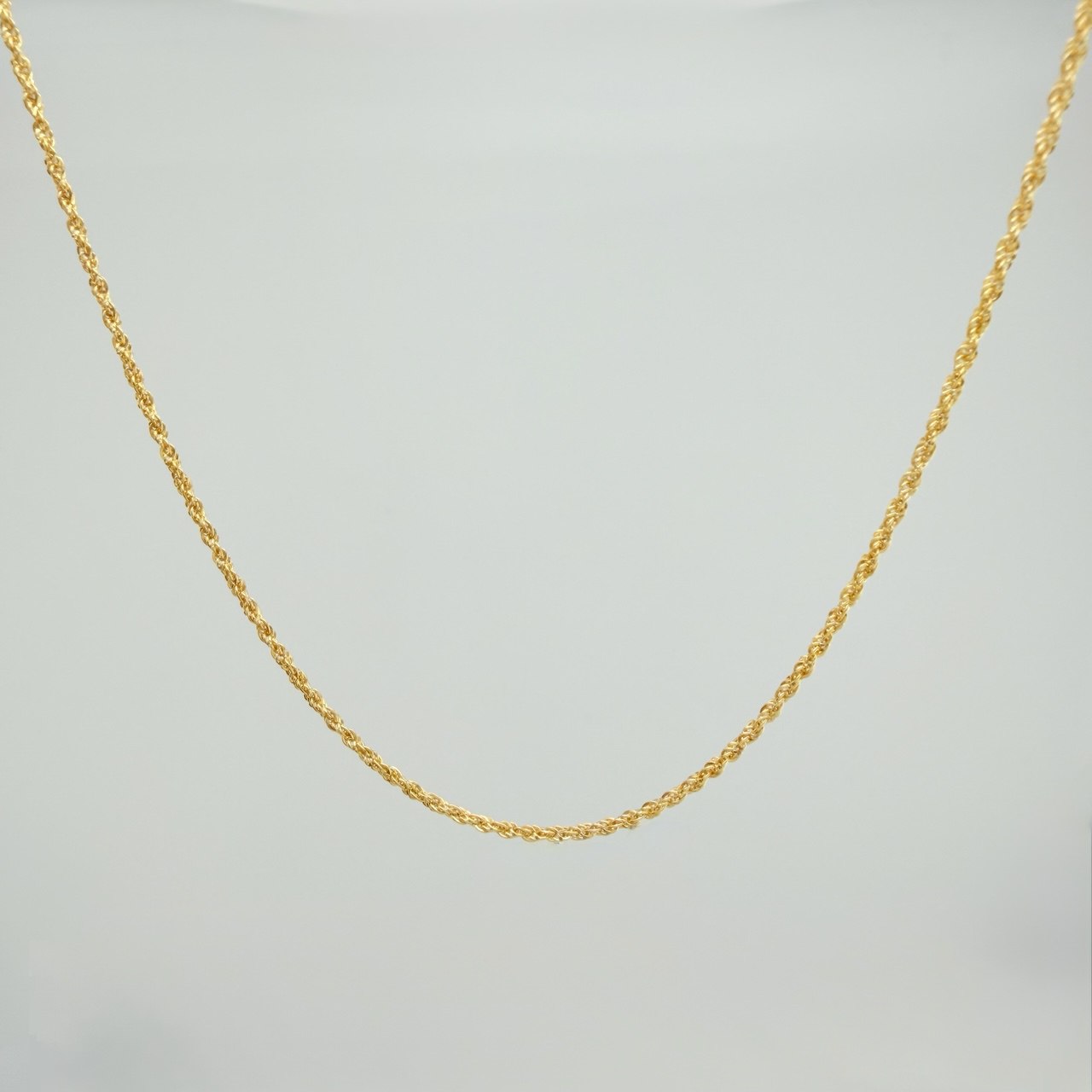 Cadena Lazo 0.95gr / 50cm / 1mm Oro Amarillo +3 $