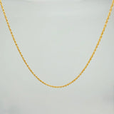 Cadena Lazo 2gr / 50cm / 2mm Oro Amarillo +3 &