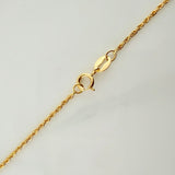 Cadena Lazo 0.95gr / 51cm / 1.17mm Oro Amarillo +3 18K $