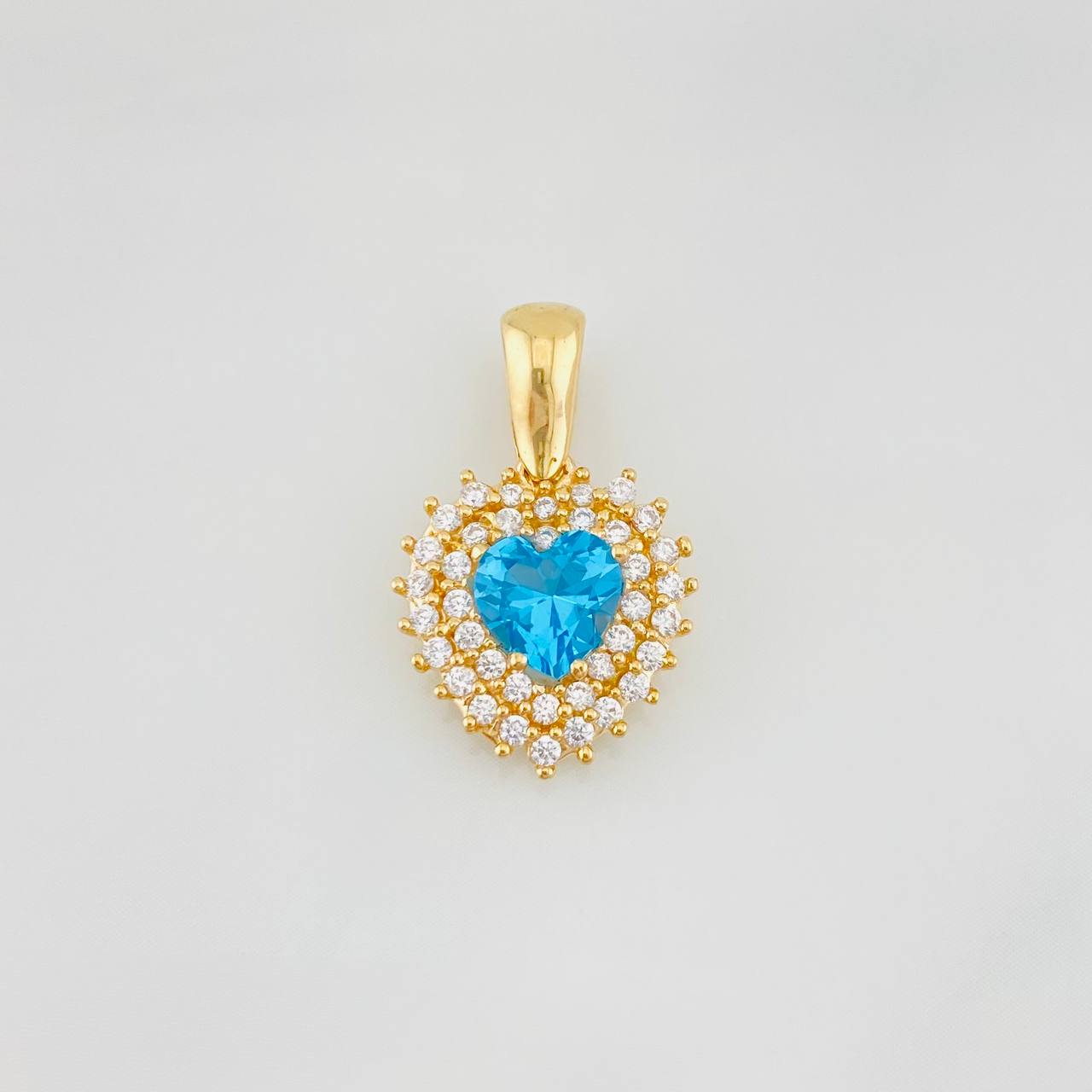 Dije Corazon Tupido 2.4g / 2cm Oro Amarillo 18K