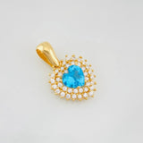 Dije Corazon Tupido 2.4g / 2cm Oro Amarillo 18K