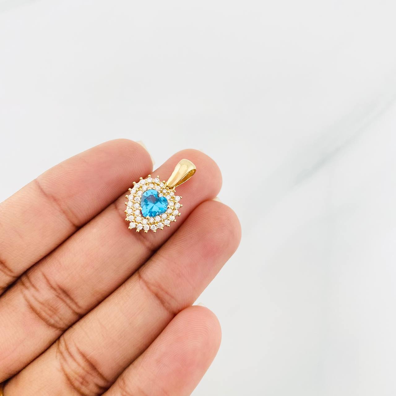Dije Corazon Tupido 2.4g / 2cm Oro Amarillo 18K