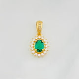 Dije Halo Circulo 2.65g / 2.03cm Oro Amarillo 18K