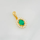 Dije Halo Circulo 2.65g / 2.03cm Oro Amarillo 18K