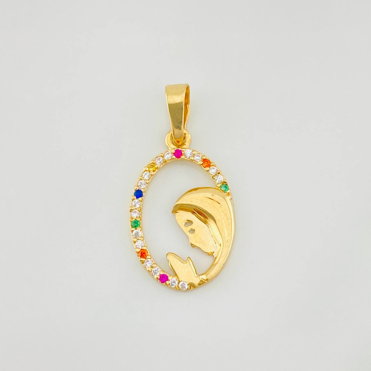 Dije Virgen Maria 1.1g / 2.04cm Oro Amarillo 18K