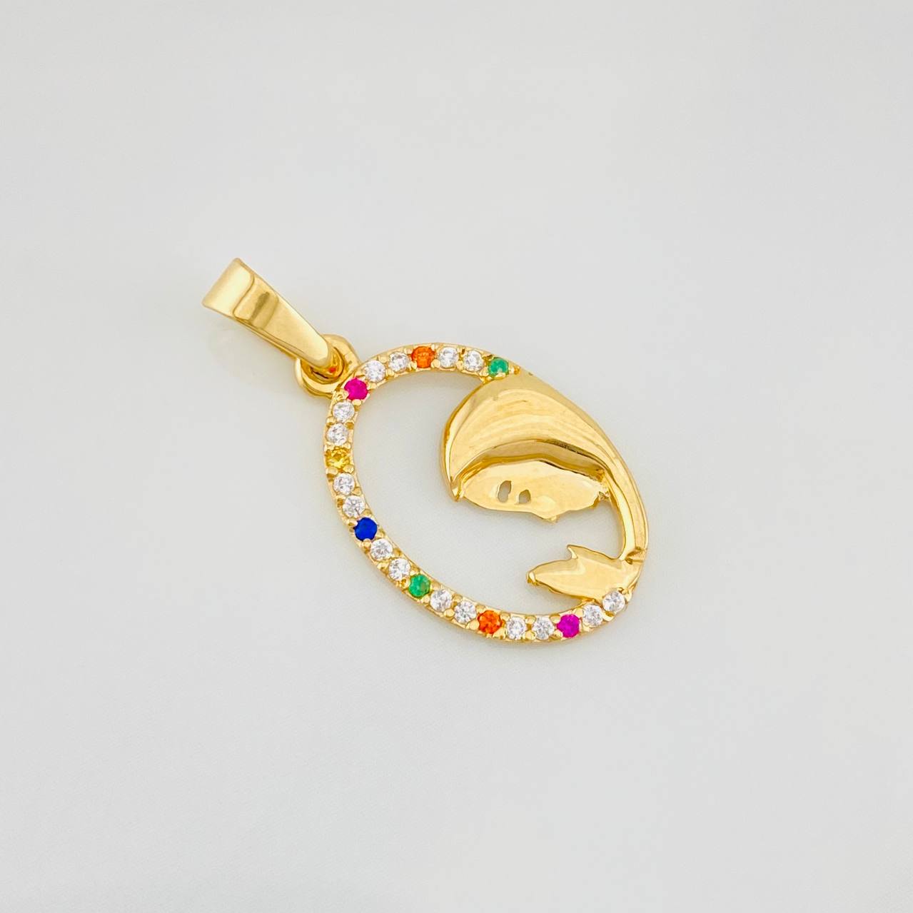 Dije Virgen Maria 1.1g / 2.04cm Oro Amarillo 18K