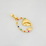Dije Virgen Maria 1.1g / 2.04cm Oro Amarillo 18K