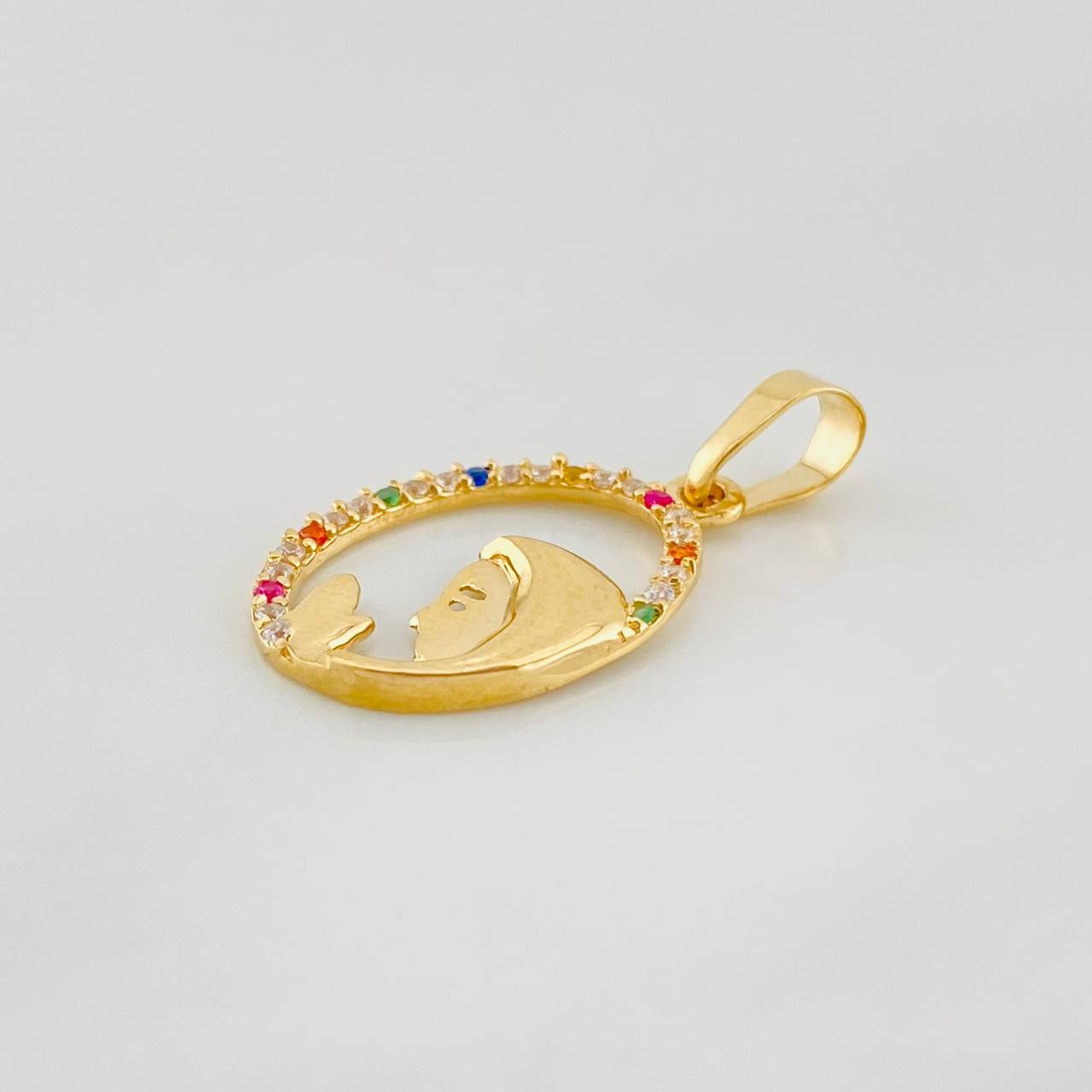 Dije Virgen Maria 1.1g / 2.04cm Oro Amarillo 18K