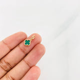 Dije Trebol 0.8g / 1.05cm Oro Amarillo 18K
