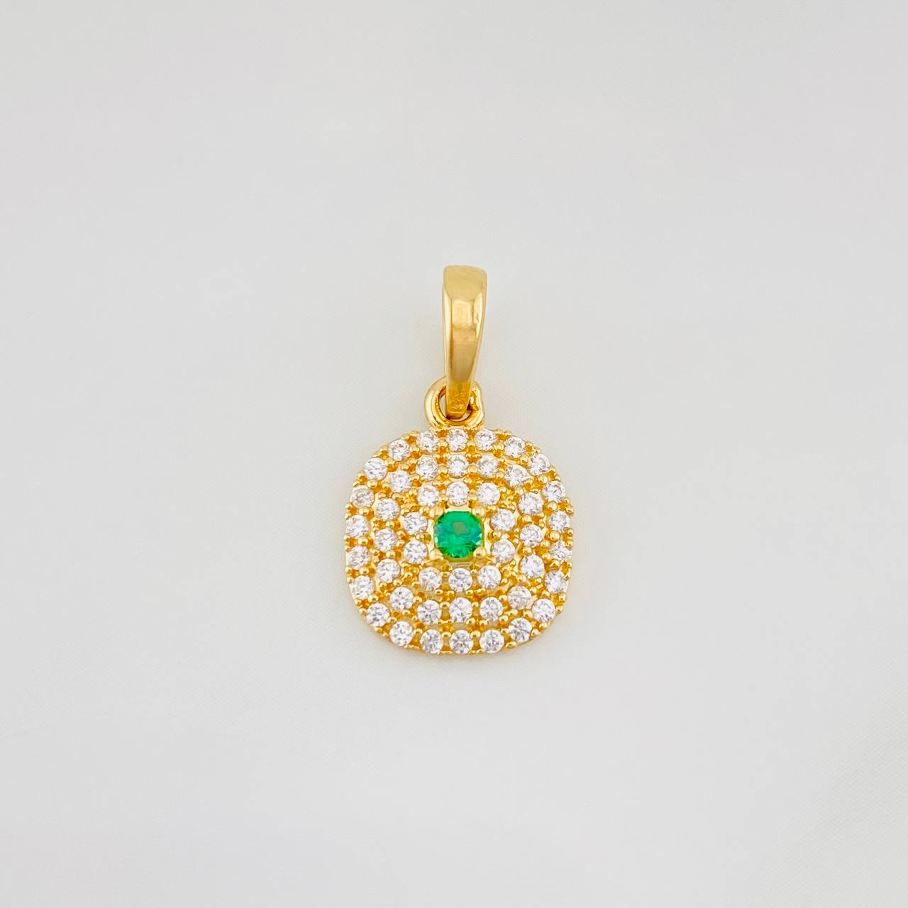 Dije Halo Cuadrado 1.15g / 1.05cm Oro Amarillo 18K