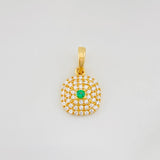 Dije Halo Cuadrado 1.15g / 1.05cm Oro Amarillo 18K