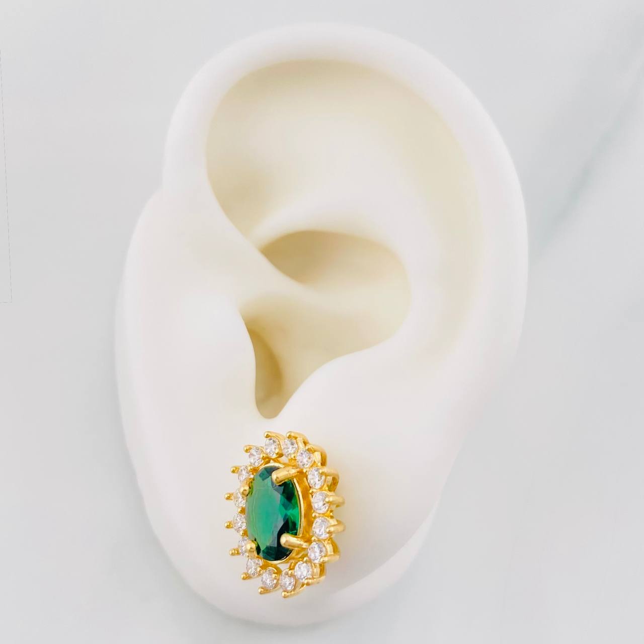 Topos Halo Circulo 4.5g / 11.34mm Oro Amarillo 18K
