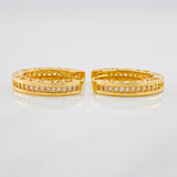 Candongas Bv 4.4g / 1.05cm Oro Amarillo 18K