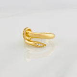 Anillo Clavo 3.95g / T5 3/4 Oro Amarillo 18K