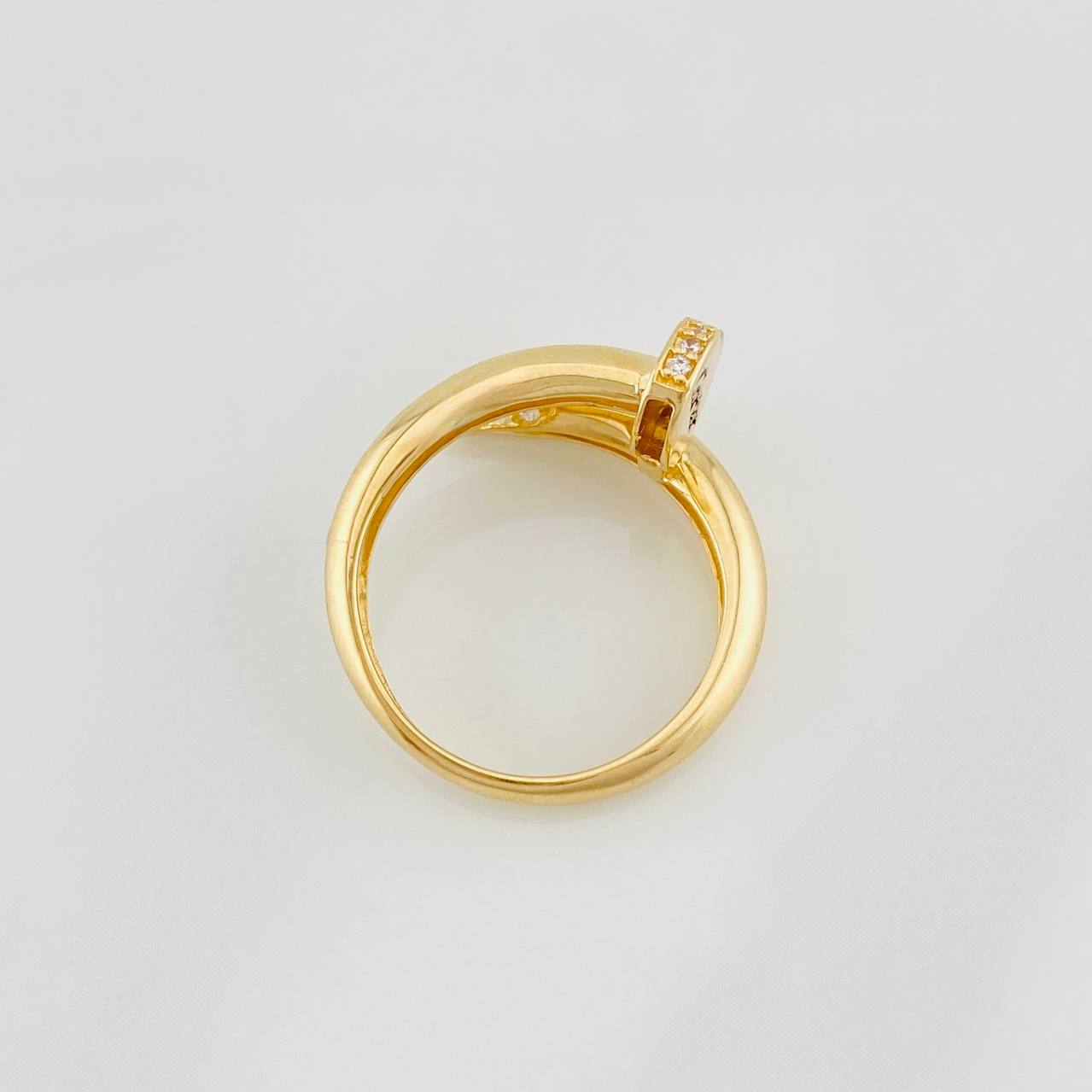 Anillo Clavo 3.95g / T5 3/4 Oro Amarillo 18K