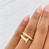 Anillo Clavo 3.95g / T5 3/4 Oro Amarillo 18K
